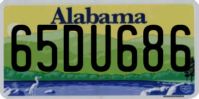 AL license plate 65DU686