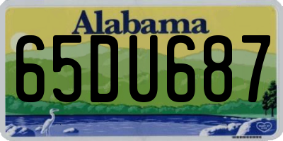AL license plate 65DU687