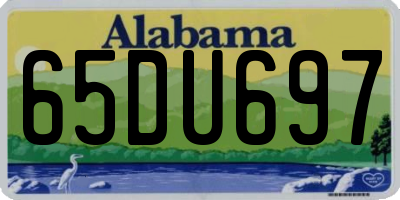 AL license plate 65DU697