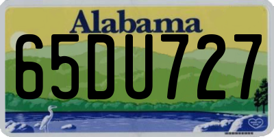 AL license plate 65DU727