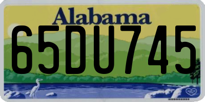 AL license plate 65DU745