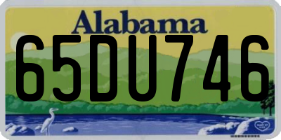 AL license plate 65DU746