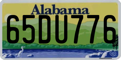 AL license plate 65DU776