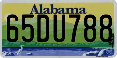AL license plate 65DU788