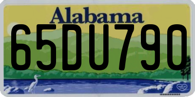 AL license plate 65DU790