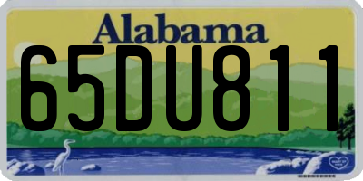 AL license plate 65DU811