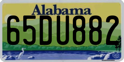 AL license plate 65DU882
