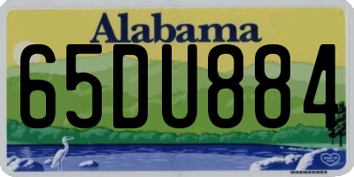 AL license plate 65DU884
