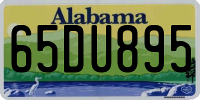 AL license plate 65DU895