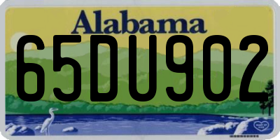 AL license plate 65DU902