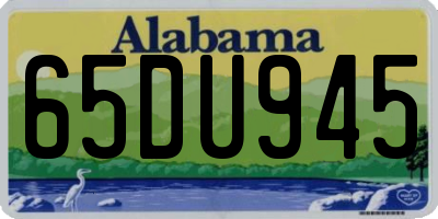 AL license plate 65DU945