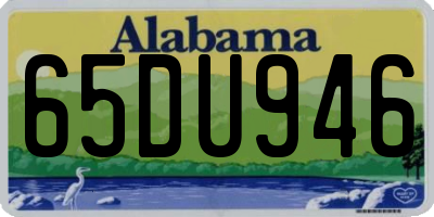 AL license plate 65DU946