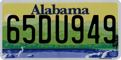 AL license plate 65DU949
