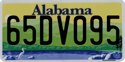 AL license plate 65DV095