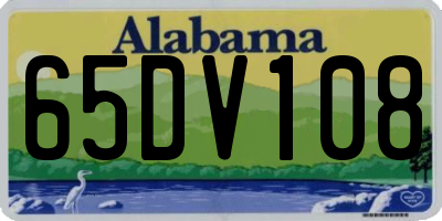 AL license plate 65DV108