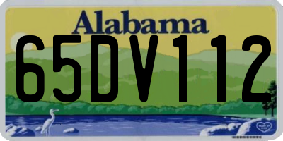 AL license plate 65DV112