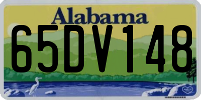 AL license plate 65DV148
