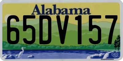 AL license plate 65DV157
