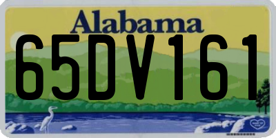 AL license plate 65DV161