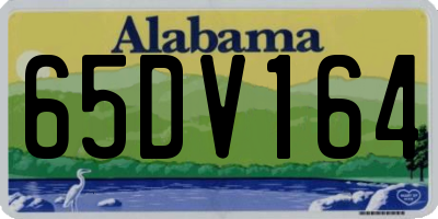 AL license plate 65DV164