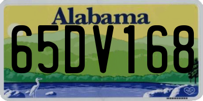 AL license plate 65DV168