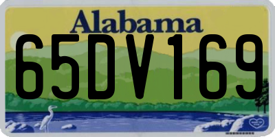 AL license plate 65DV169