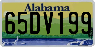 AL license plate 65DV199