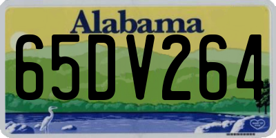 AL license plate 65DV264