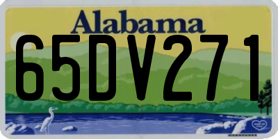 AL license plate 65DV271