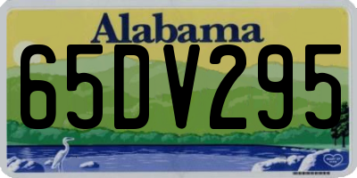 AL license plate 65DV295