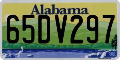 AL license plate 65DV297