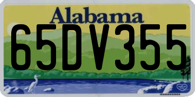 AL license plate 65DV355