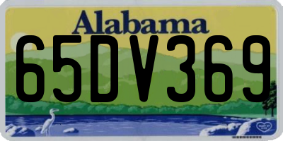 AL license plate 65DV369