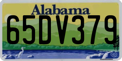 AL license plate 65DV379