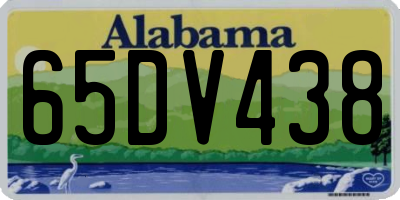 AL license plate 65DV438