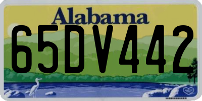 AL license plate 65DV442