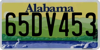 AL license plate 65DV453