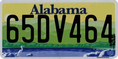 AL license plate 65DV464