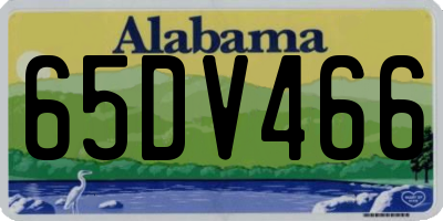 AL license plate 65DV466