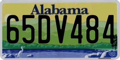AL license plate 65DV484