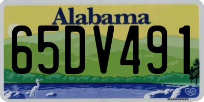 AL license plate 65DV491
