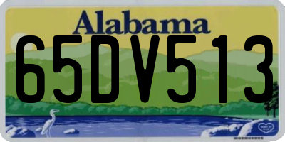 AL license plate 65DV513