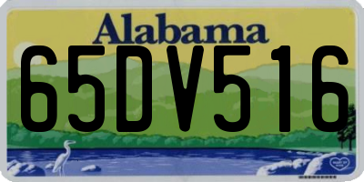 AL license plate 65DV516