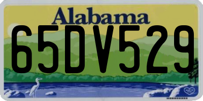 AL license plate 65DV529