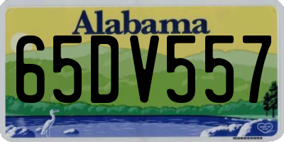 AL license plate 65DV557