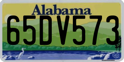 AL license plate 65DV573