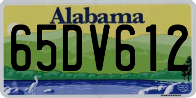 AL license plate 65DV612