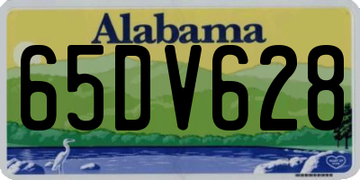 AL license plate 65DV628