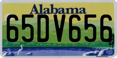 AL license plate 65DV656