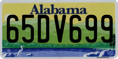 AL license plate 65DV699
